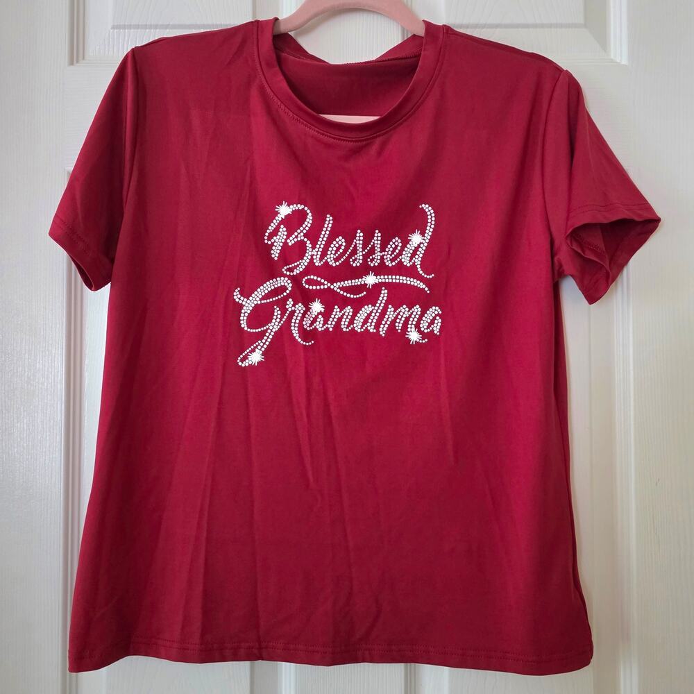 "Blessed Grandma" Short Sleeve Women's Top size XL